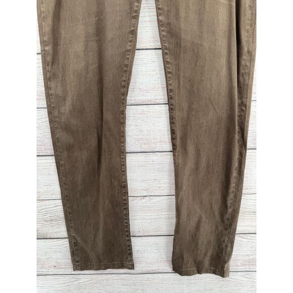 Loro Piana Linen Cotton Blend Straight Leg Jeans Mens 36 (33) Brown Made Italy - Picture 5 of 14